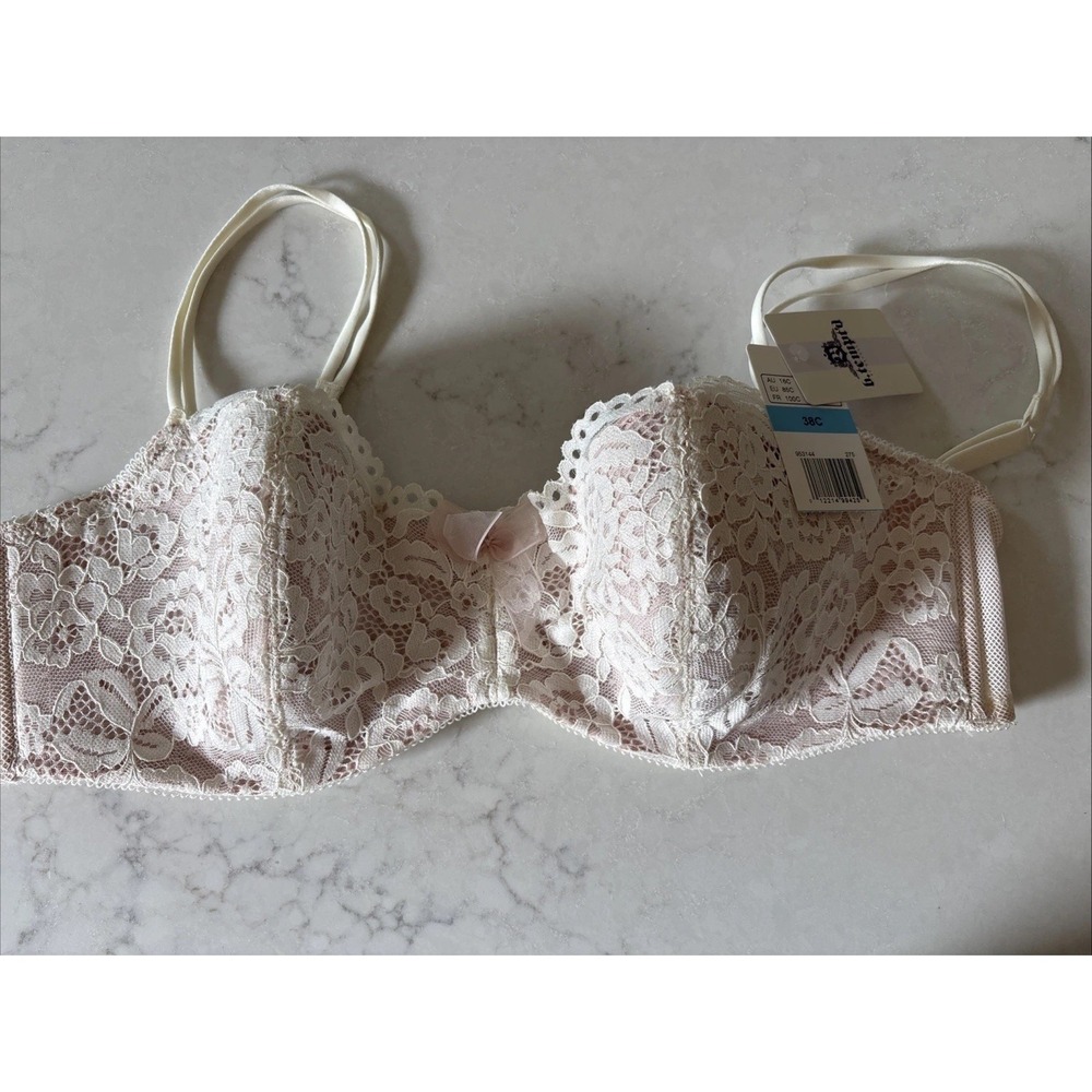 NWT b.tempt'd by Wacoal Women's 38C Ciao Bella Balconette Bra 953144 Vanilla Ice